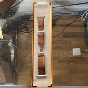 Hermes Apple Watch deployment buckle strap